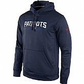 Men's New England Patriots Nike KO Speed Wordmark Performance Hoodie - Navy Blue,baseball caps,new era cap wholesale,wholesale hats